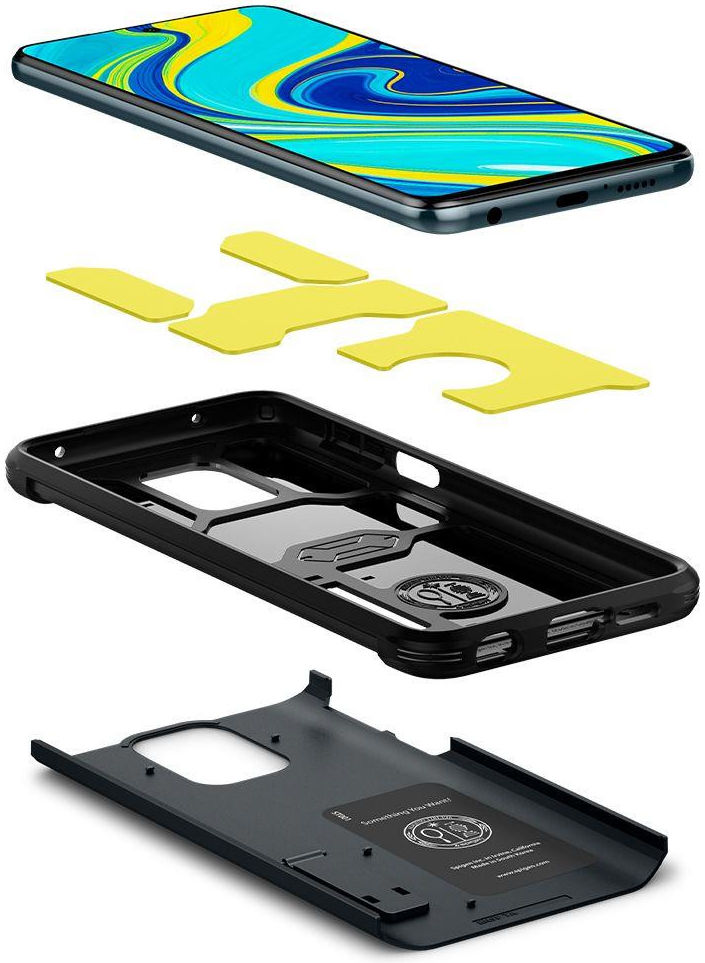 Spigen Tough Armor Hoesje Xiaomi Redmi Note 9S / Note 9 Pro Metal afbeelding 5