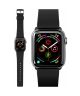 LAUT Active Apple Watch 45MM / 44MM / 42MM Bandje Flexibel TPU Onyx Zwart