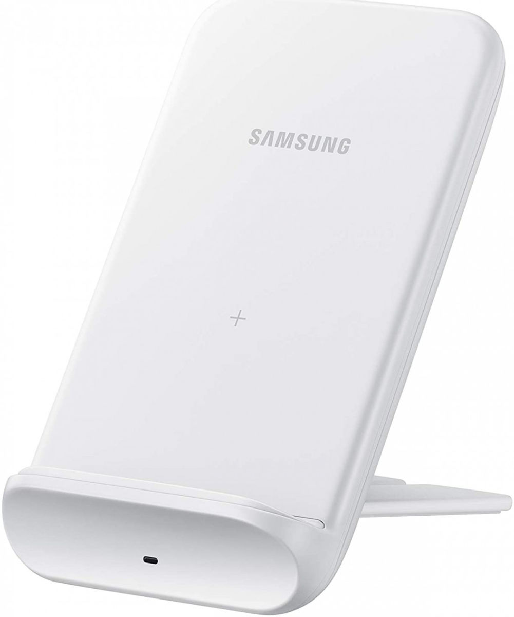 papier overschrijving mond Originele Samsung Universele Houder met Draadloos Opladen 9W Wit |  GSMpunt.nl