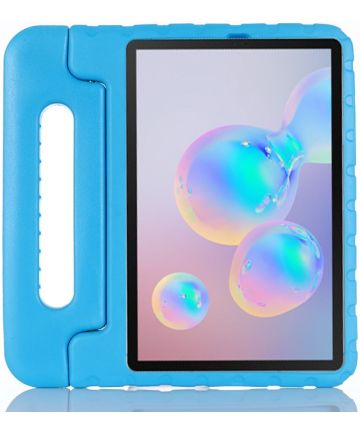 Samsung Galaxy S6 Lite Kinder Tablethoes met Handvat Blauw Hoesjes