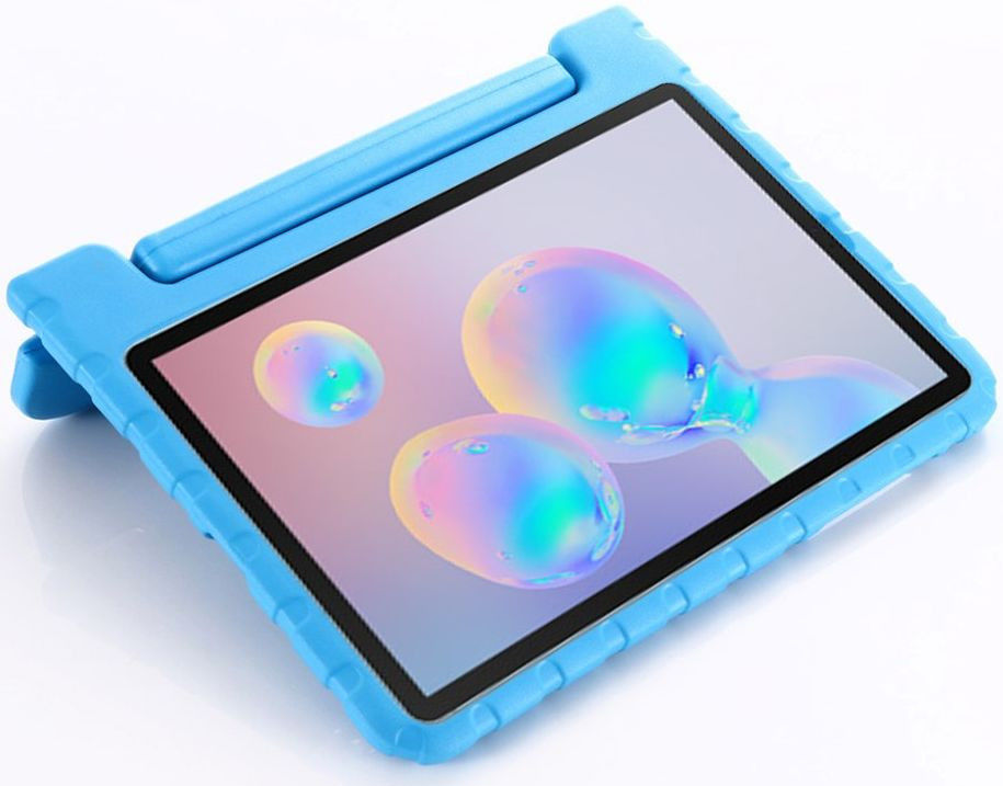 Samsung Galaxy S6 Lite Kinder Tablethoes met Handvat Blauw afbeelding 5