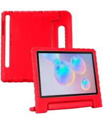 Samsung Galaxy S6 Lite Kinder Tablethoes met Handvat Rood