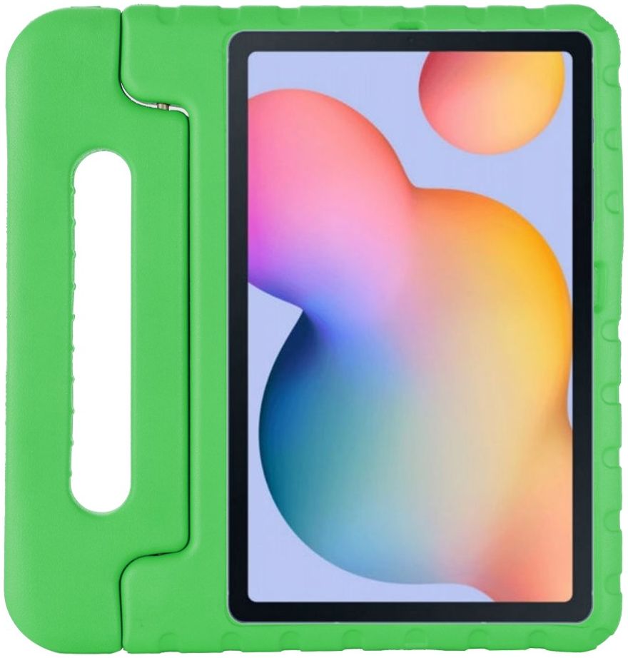 Samsung Galaxy Tab S6 Lite Kinder Tablethoes met Handvat Groen afbeelding 1