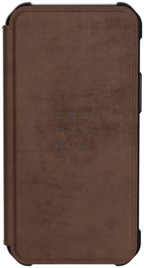 Urban Armor Gear Metropolis iPhone 12 Mini Hoesje Echt Leer Bruin afbeelding 4