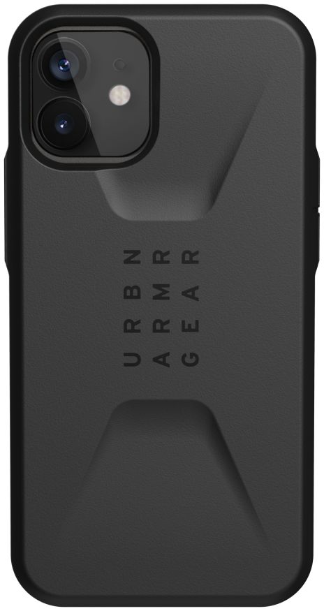 Urban Armor Gear Civilian Series Apple iPhone 12 Mini Hoesje Zwart afbeelding 1