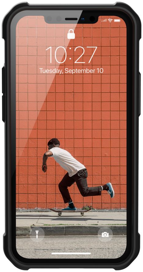 Urban Armor Gear Metropolis LT iPhone 12 Mini Hoesje PU Leer Zwart afbeelding 2