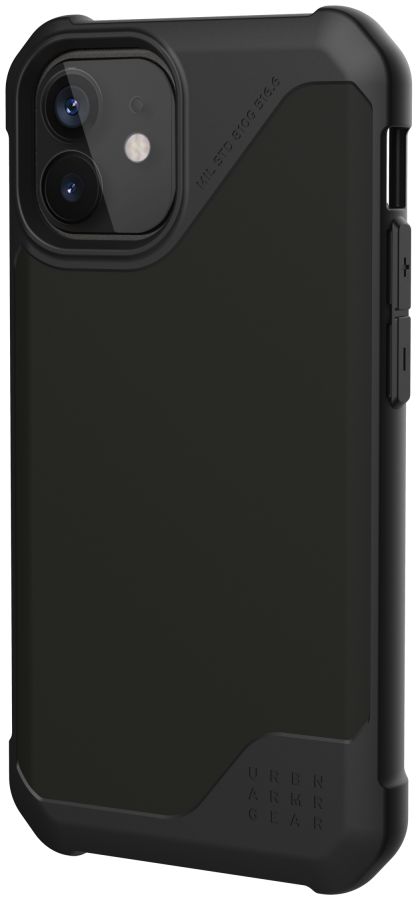 Urban Armor Gear Metropolis LT iPhone 12 Mini Hoesje PU Leer Zwart afbeelding 3