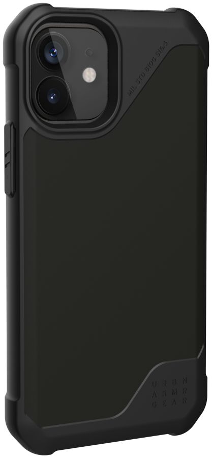 Urban Armor Gear Metropolis LT iPhone 12 Mini Hoesje PU Leer Zwart afbeelding 4