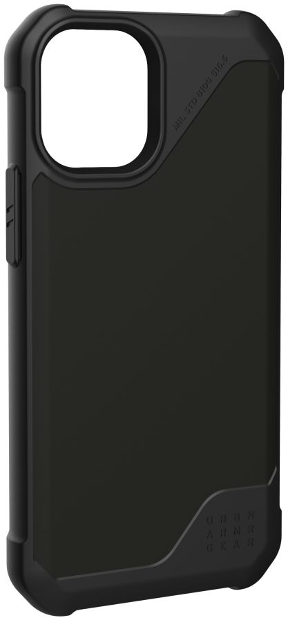 Urban Armor Gear Metropolis LT iPhone 12 Mini Hoesje PU Leer Zwart afbeelding 7