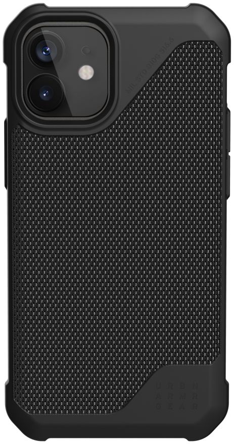 Urban Armor Gear Metropolis LT iPhone 12 Mini Hoesje Carbon Zwart afbeelding 1