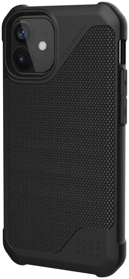 Urban Armor Gear Metropolis LT iPhone 12 Mini Hoesje Carbon Zwart afbeelding 3