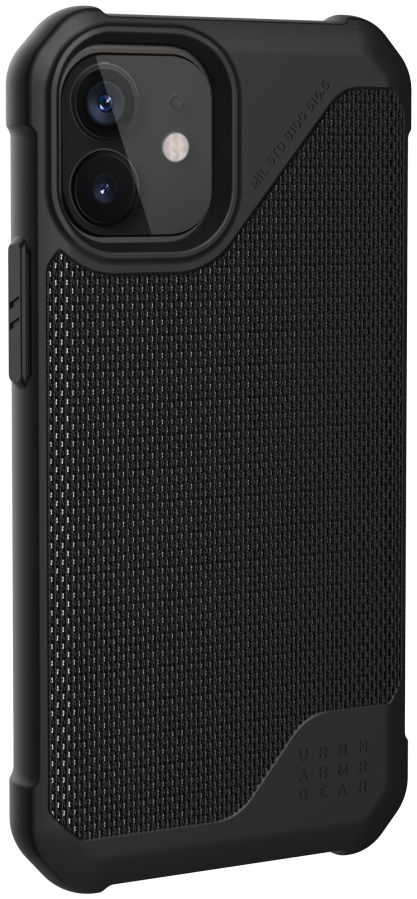 Urban Armor Gear Metropolis LT iPhone 12 Mini Hoesje Carbon Zwart afbeelding 4