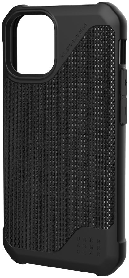 Urban Armor Gear Metropolis LT iPhone 12 Mini Hoesje Carbon Zwart afbeelding 5