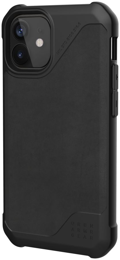 Urban Armor Gear Metropolis LT Apple iPhone 12 Mini Hoesje Leer Zwart afbeelding 3