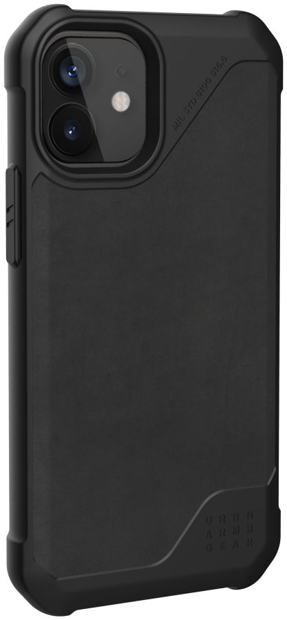 Urban Armor Gear Metropolis LT Apple iPhone 12 Mini Hoesje Leer Zwart afbeelding 4