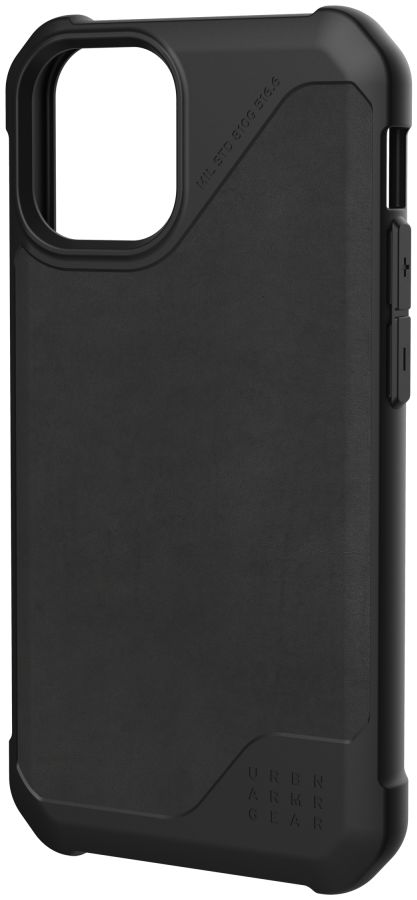 Urban Armor Gear Metropolis LT Apple iPhone 12 Mini Hoesje Leer Zwart afbeelding 5