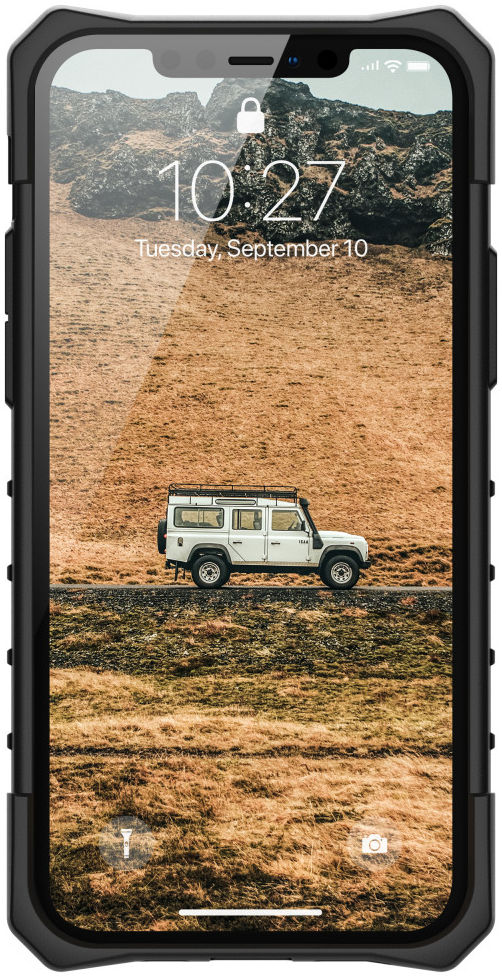 Urban Armor Gear Pathfinder iPhone 12 / 12 Pro Hoesje Zwart afbeelding 2