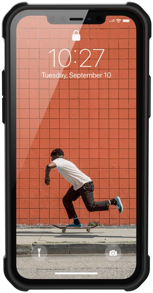 Urban Armor Gear Metropolis LT iPhone 12 / 12 Pro Hoesje PU Leer Zwart afbeelding 2