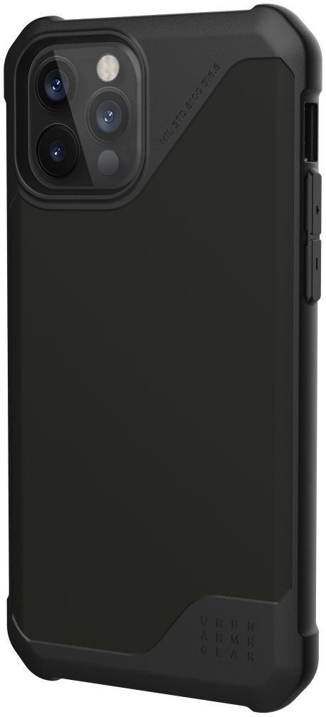 Urban Armor Gear Metropolis LT iPhone 12 / 12 Pro Hoesje PU Leer Zwart afbeelding 4