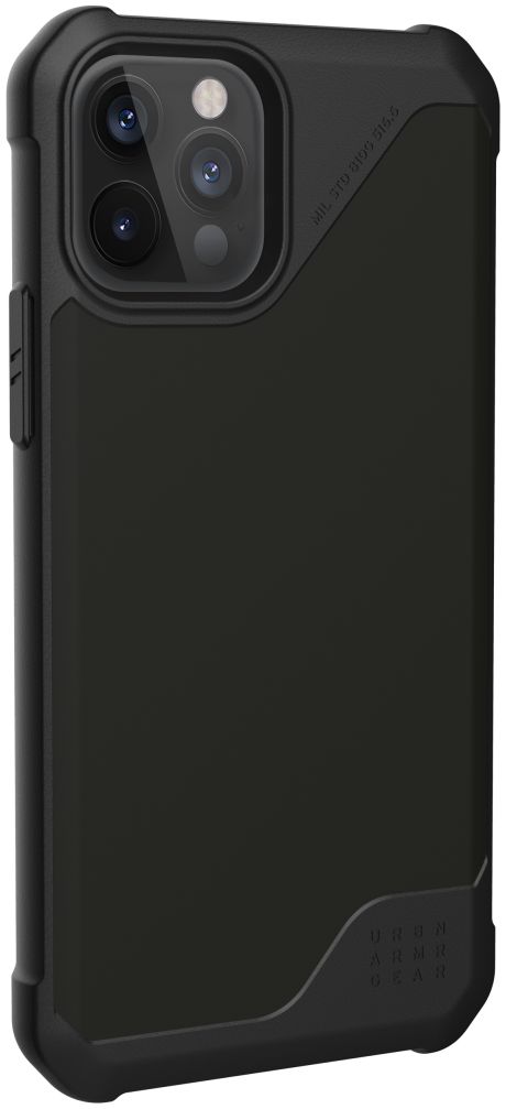 Urban Armor Gear Metropolis LT iPhone 12 / 12 Pro Hoesje PU Leer Zwart afbeelding 5