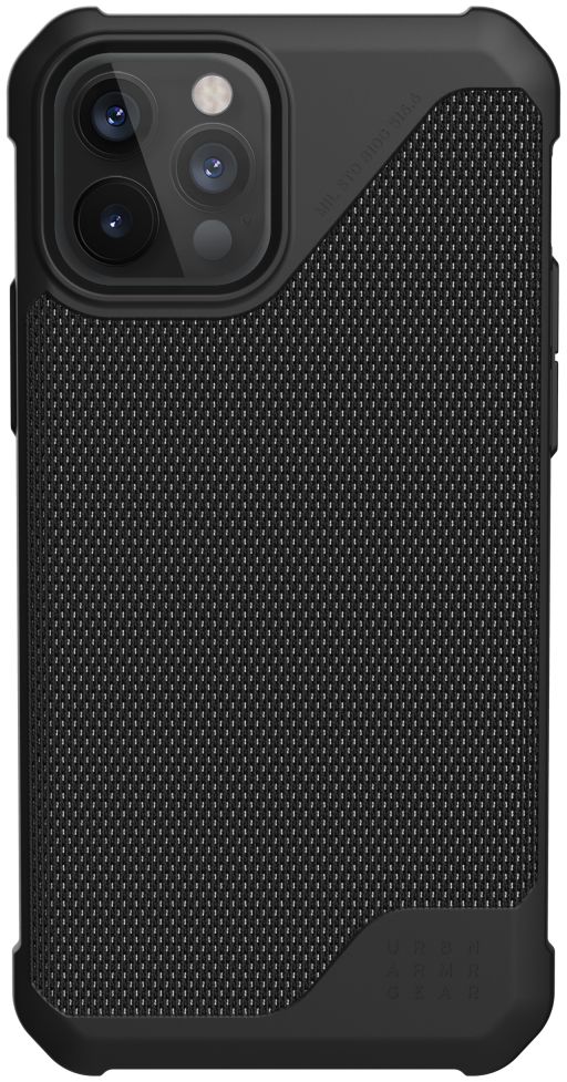 Urban Armor Gear Metropolis LT iPhone 12 / 12 Pro Hoesje Carbon Zwart afbeelding 6