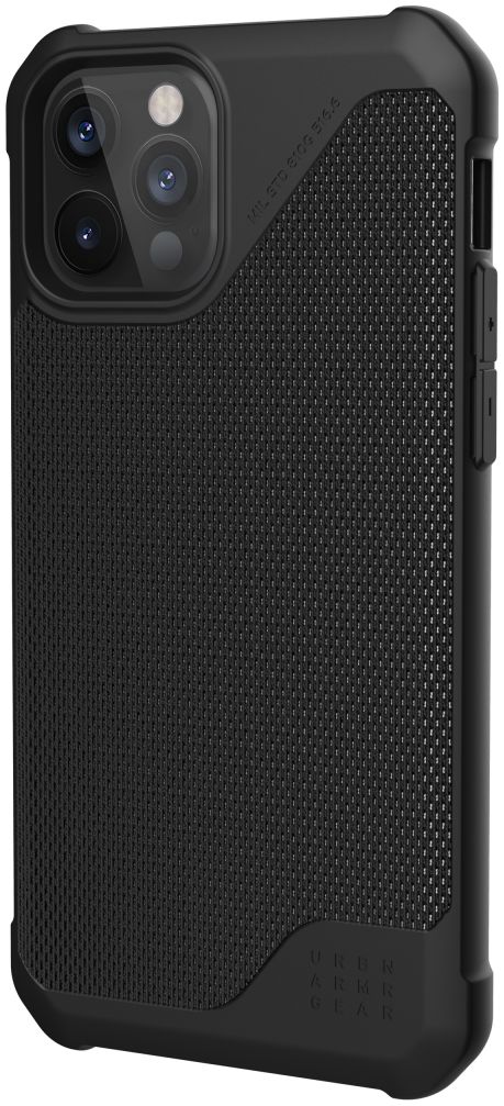 Urban Armor Gear Metropolis LT iPhone 12 / 12 Pro Hoesje Carbon Zwart afbeelding 5