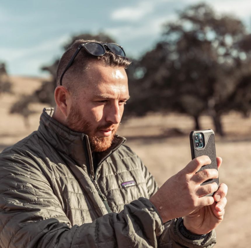 Urban Armor Gear Metropolis LT iPhone 12 / 12 Pro Hoesje Carbon Zwart afbeelding 4