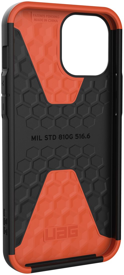 Urban Armor Gear Civilian Apple iPhone 12 Pro Max Hoesje Zwart afbeelding 9