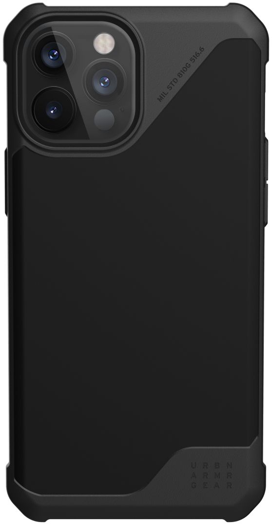 Urban Armor Gear Metropolis LT Apple iPhone 12 Pro Max Hoesje PU Zwart afbeelding 1