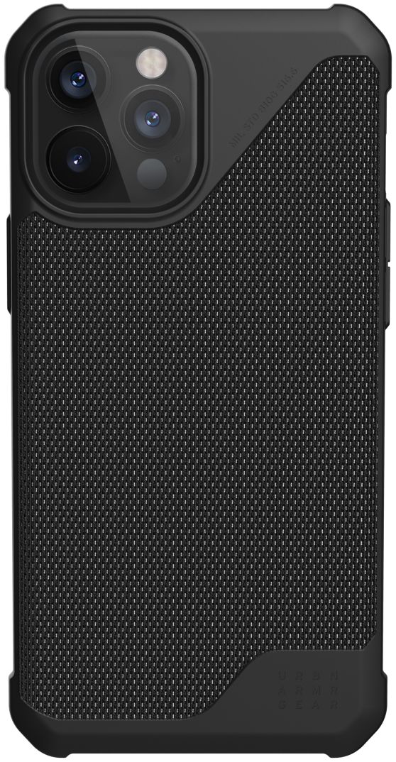 Urban Armor Gear Metropolis LT iPhone 12 Pro Max Hoesje PU Leer Zwart afbeelding 1