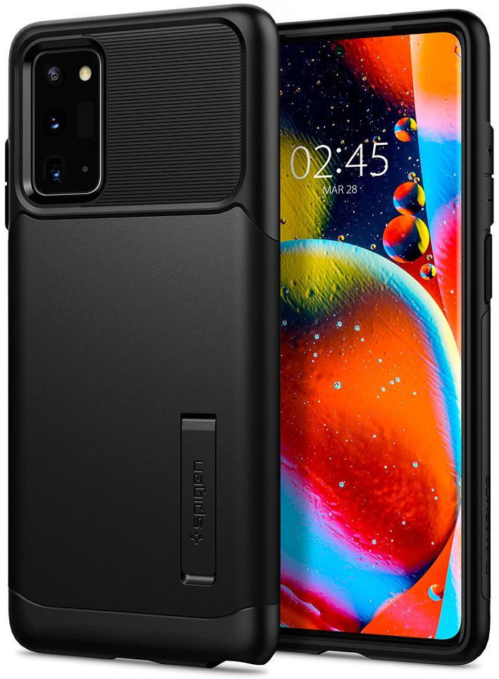 Spigen Slim Armor Samsung Galaxy Note 20 Hoesje Zwart afbeelding 1