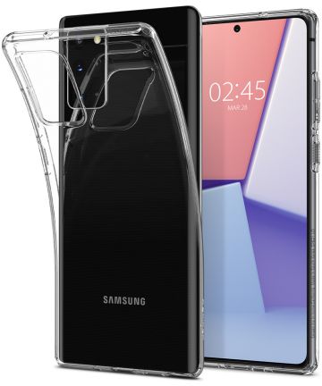 Spigen Crystal Flex Hoesje Samsung Galaxy Note 20 Transparant Hoesjes