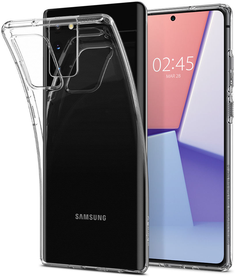 Spigen Crystal Flex Hoesje Samsung Galaxy Note 20 Transparant afbeelding 1