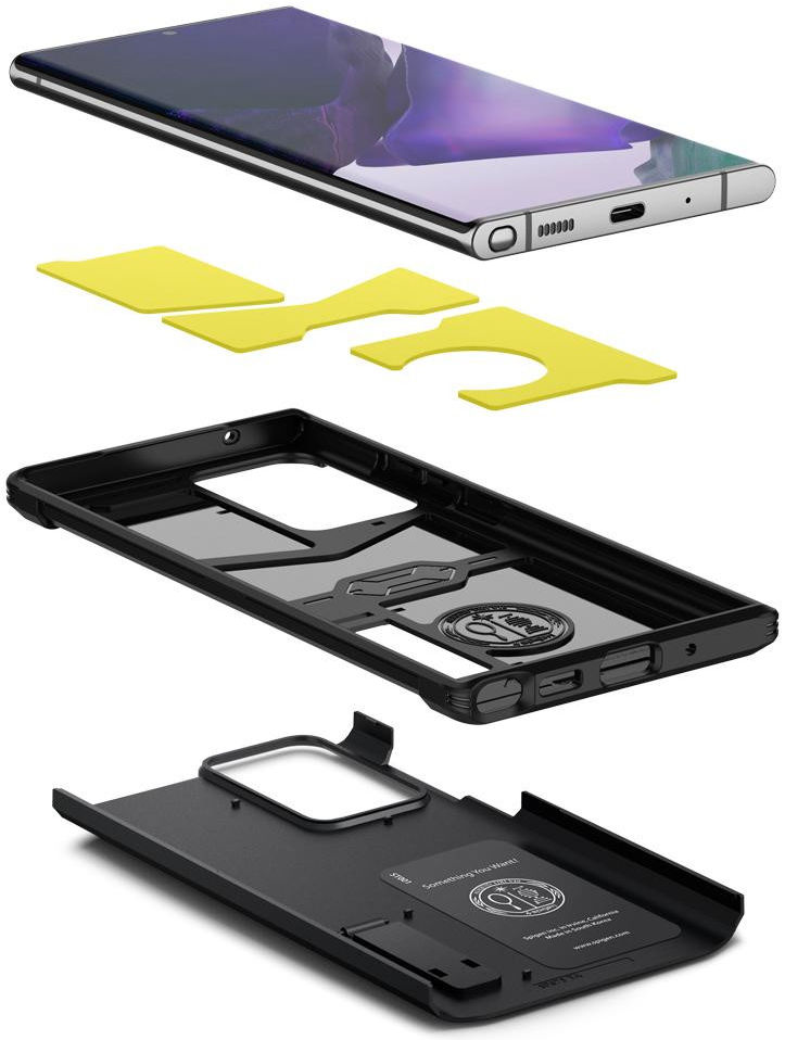 Spigen Tough Armor Samsung Galaxy Note 20 Ultra Hoesje Zwart afbeelding 3