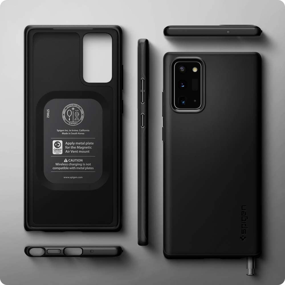 Spigen Thin Fit Hoesje Samsung Galaxy Note 20 Zwart afbeelding 2
