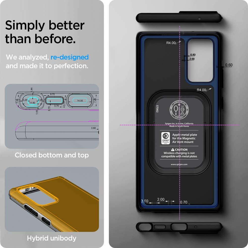 Spigen Thin Fit Hoesje Samsung Galaxy Note 20 Zwart afbeelding 5