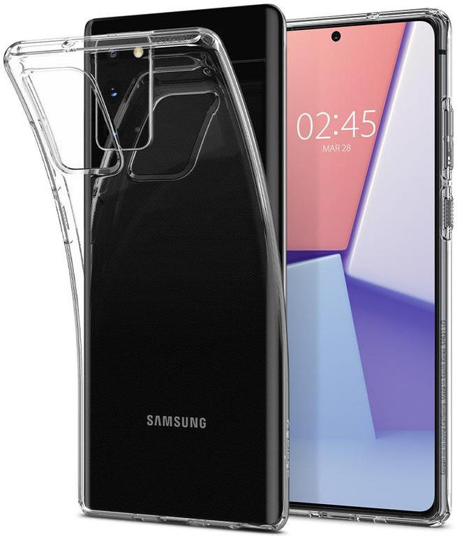 Spigen Liquid Air Hoesje Samsung Galaxy Note 20 Transparant afbeelding 1
