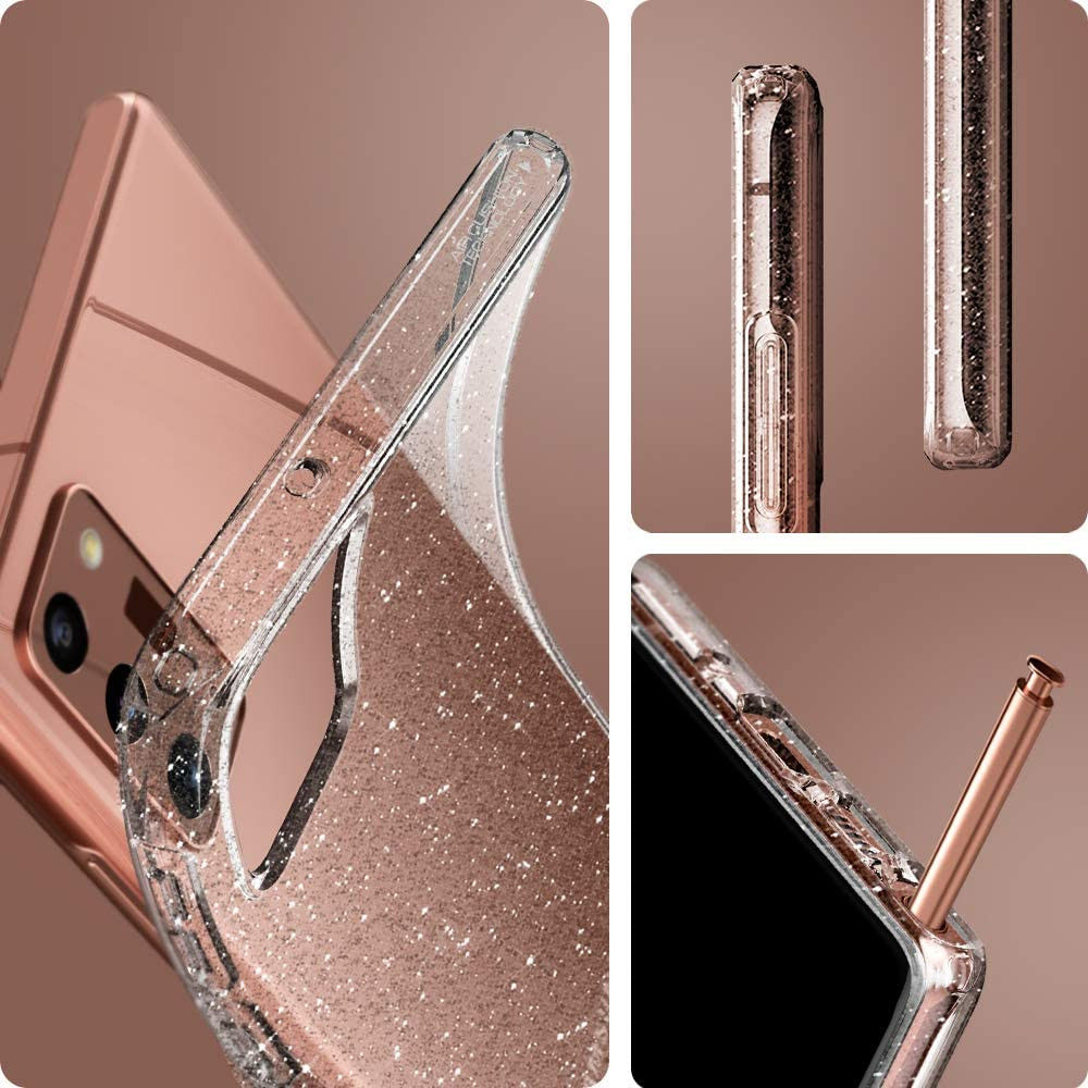 Spigen Liquid Air Hoesje Samsung Galaxy Note 20 Glitter afbeelding 4