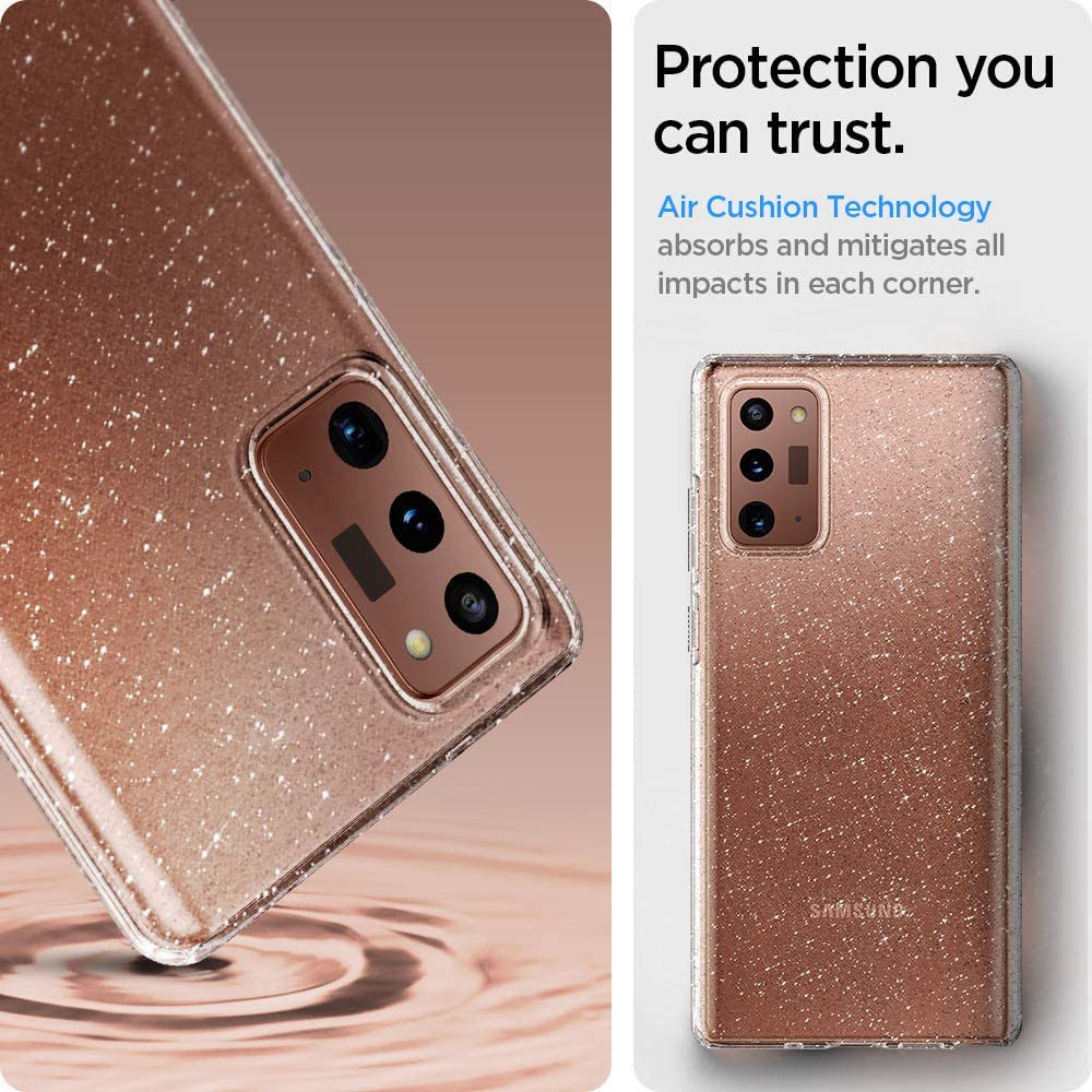 Spigen Liquid Air Hoesje Samsung Galaxy Note 20 Glitter afbeelding 7