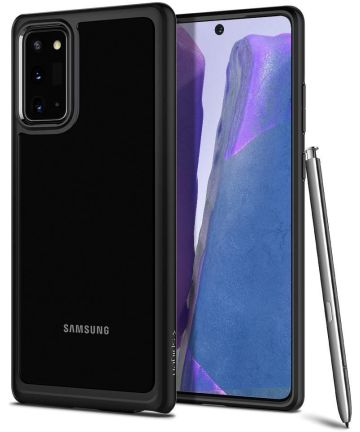 Spigen Ultra Hybrid 2 Case Samsung Galaxy Note 20 Zwart Hoesjes