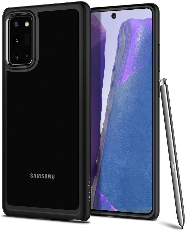 Spigen Ultra Hybrid 2 Case Samsung Galaxy Note 20 Zwart afbeelding 1