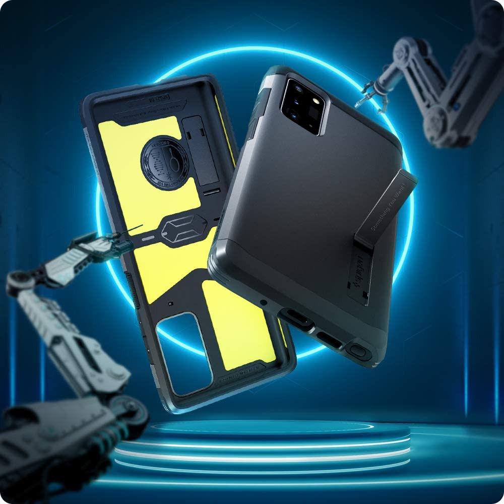 Spigen Tough Armor Samsung Galaxy Note 20 Hoesje Gunmetal afbeelding 4