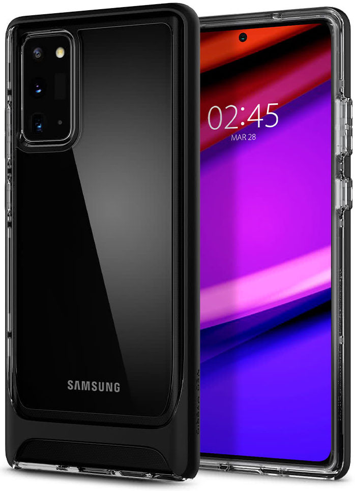 Spigen Neo Hybrid Samsung Galaxy Note 20 Hoesje Zwart afbeelding 1