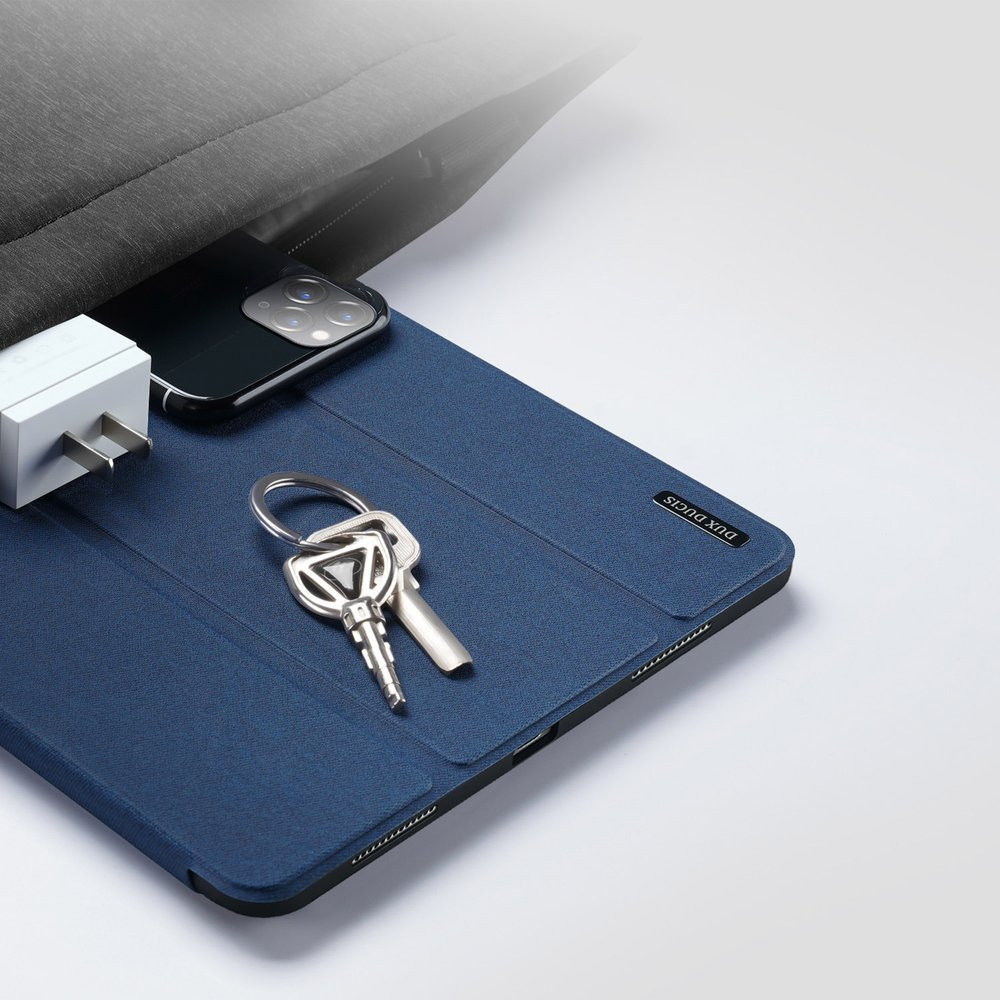 Dux Ducis iPad Pro 11 (2018/2020/2021) Tri-fold Hoes Zwart/Blauw afbeelding 4