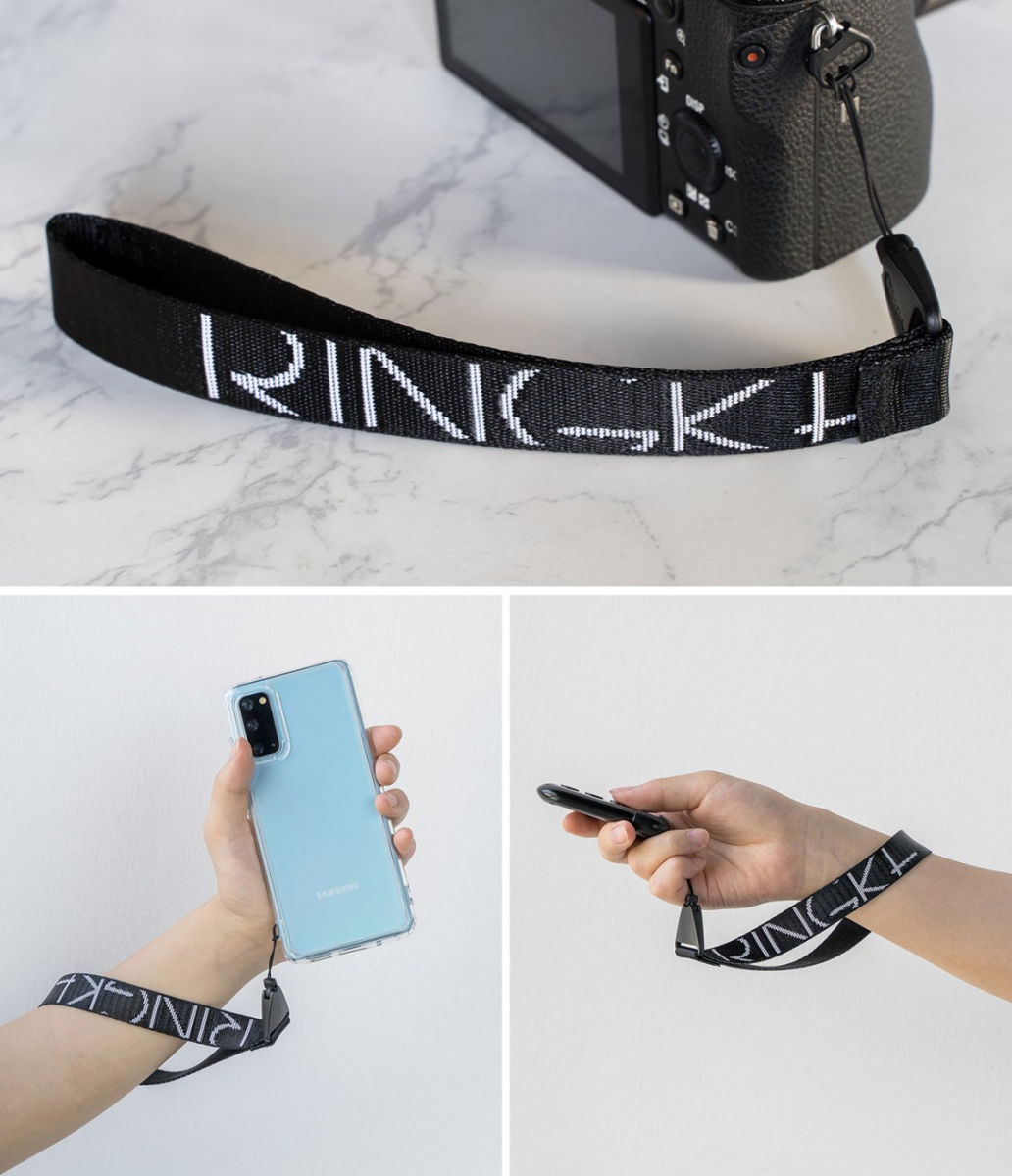 Ringke Hand Polsband Letters Zwart afbeelding 9