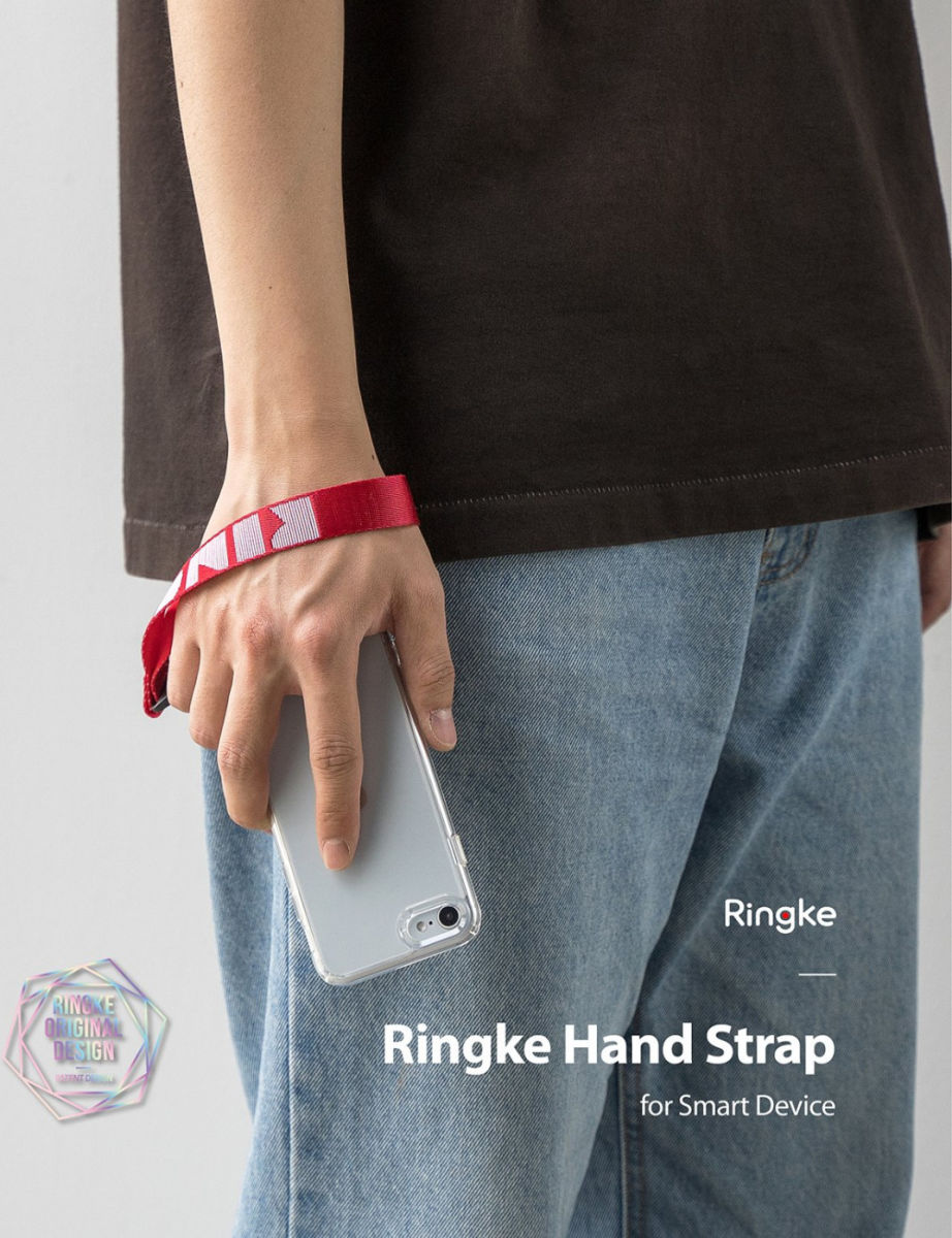 Ringke Hand Polsband Letters Rood afbeelding 2