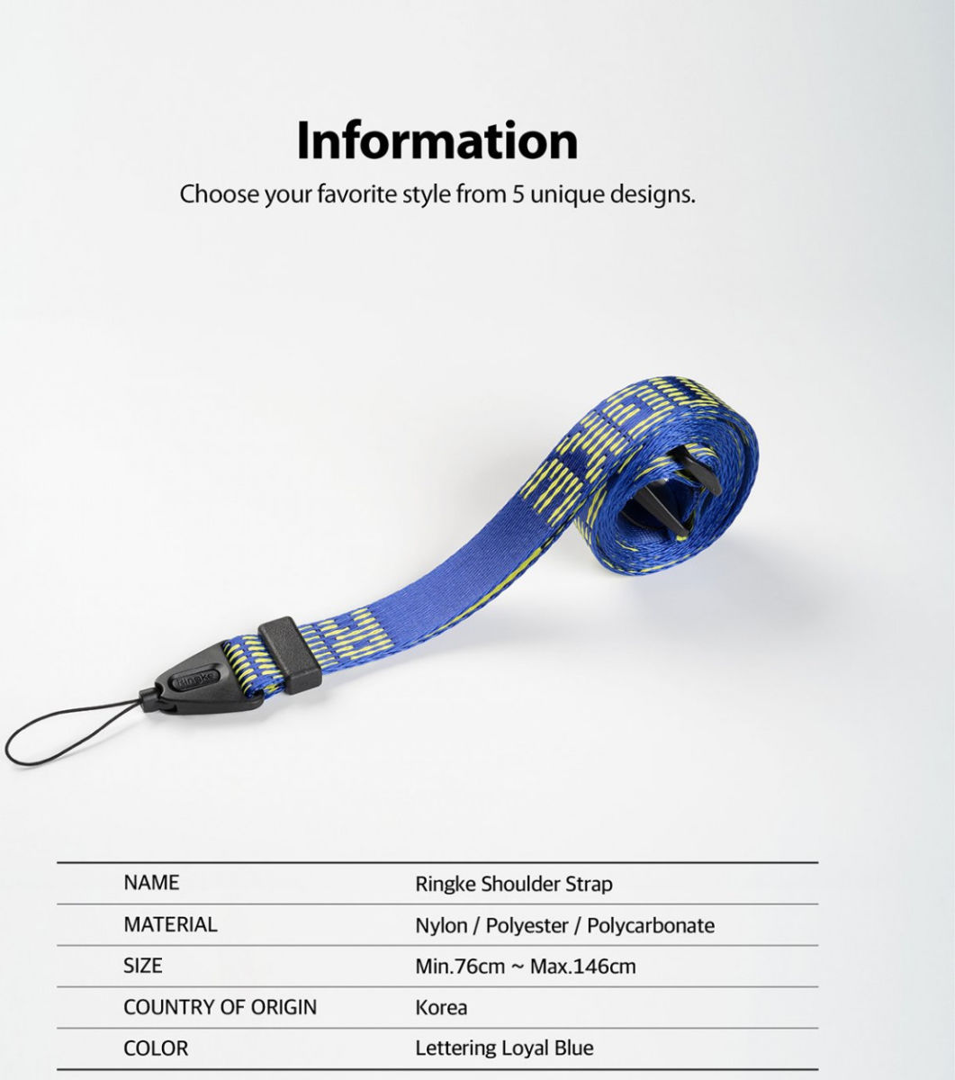 Ringke Schouder Band Blauw afbeelding 10