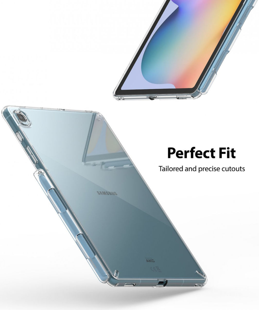 Ringke Fusion Samsung Tab S6 Lite Hoesje Back Cover Transparant Zwart afbeelding 3