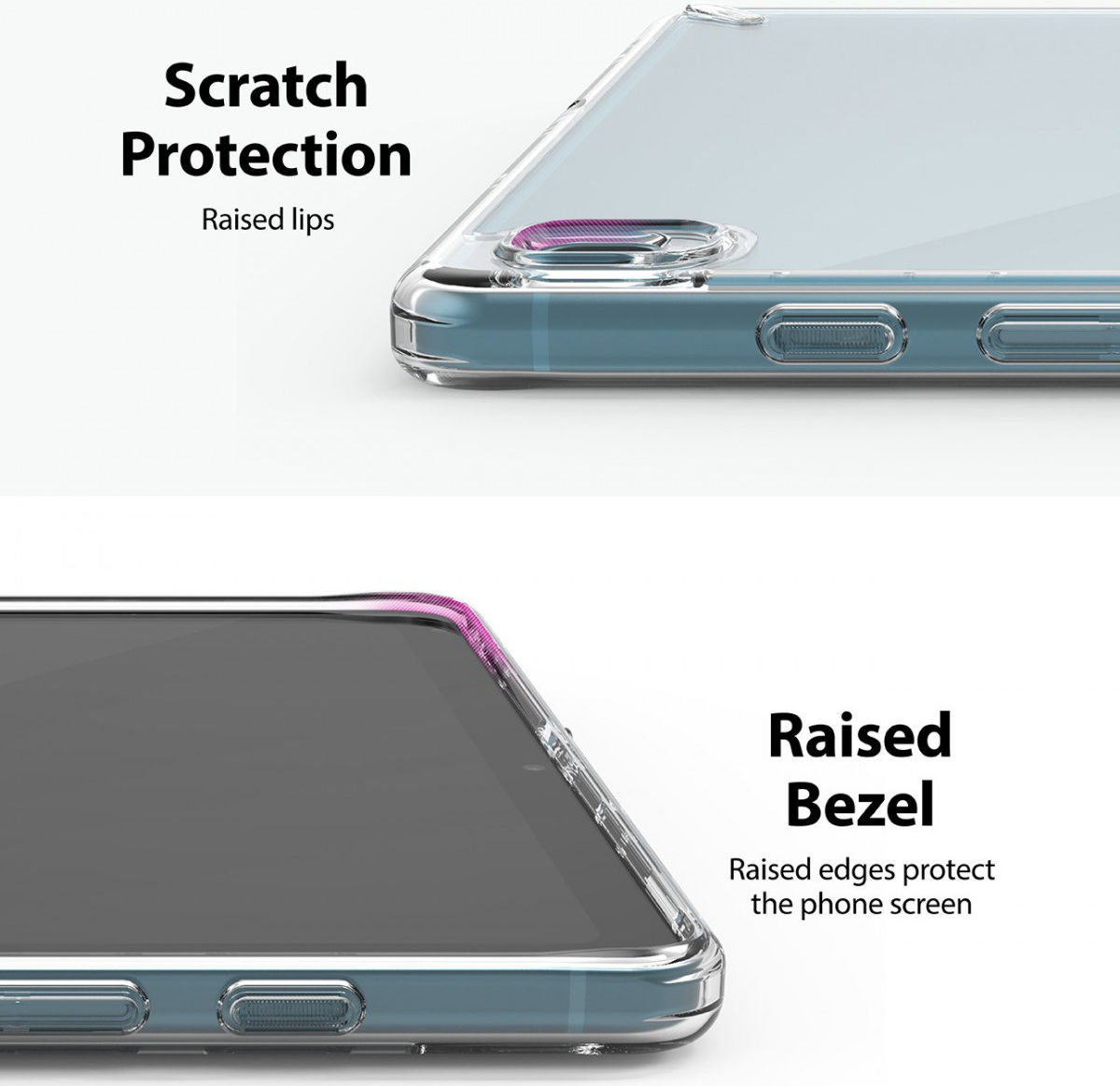 Ringke Fusion Samsung Tab S6 Lite Hoesje Back Cover Transparant Zwart afbeelding 4