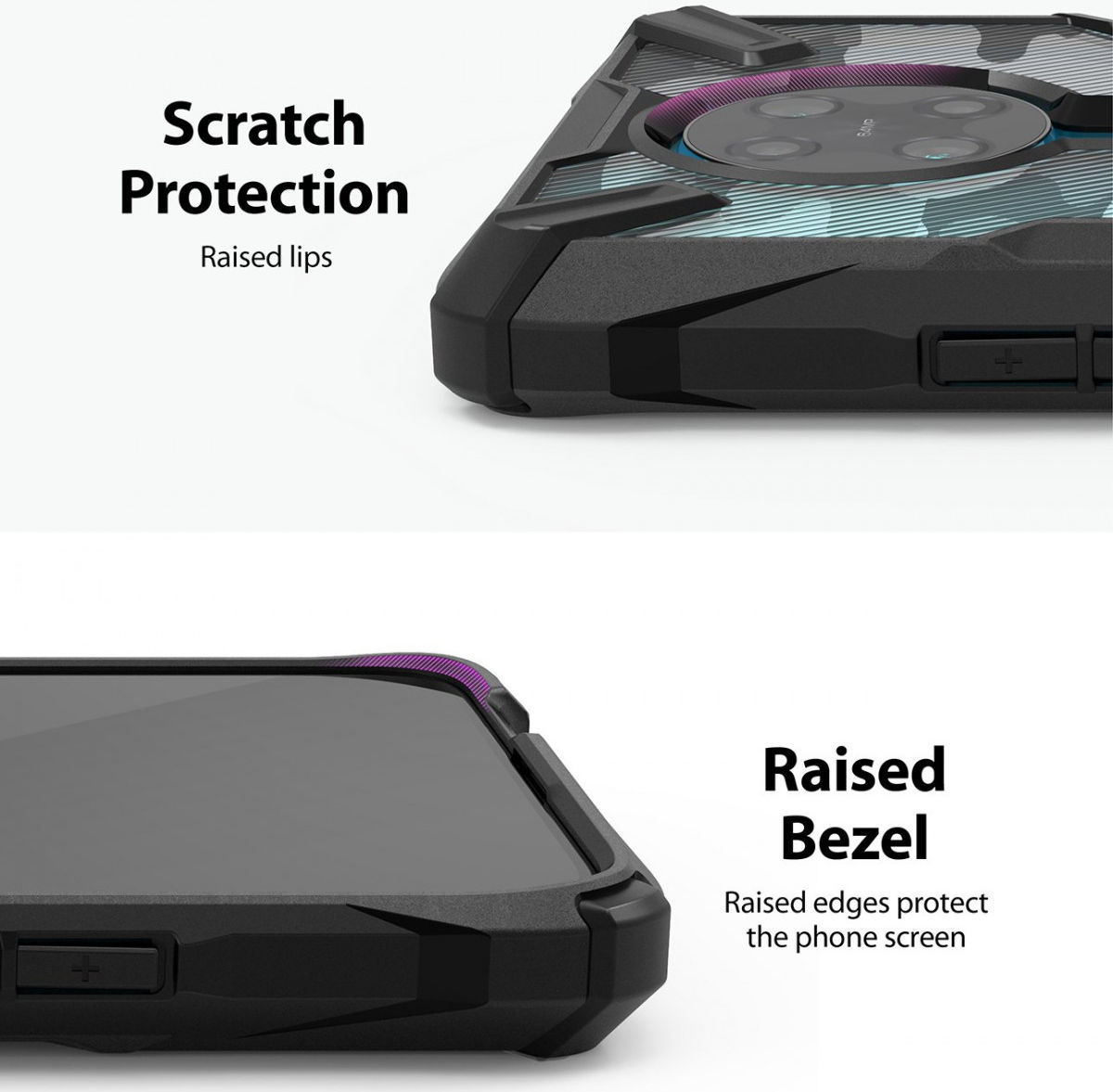 Ringke Fusion X Xiaomi Poco F2 Pro Hoesje Zwart afbeelding 4
